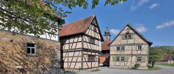 Historische Geb&auml;ude im Freilandmuseum