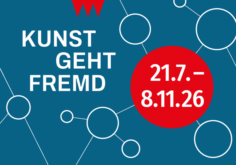 Plakatmotiv Kunst geht fremd … und macht blau